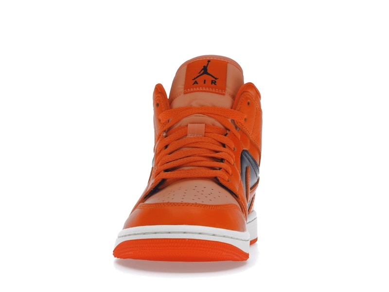 Air Jordan 1 Mid Orange Black (W) - Crimson Bliss/Rush Orange/Black/Sail - DM3381-600 - 10