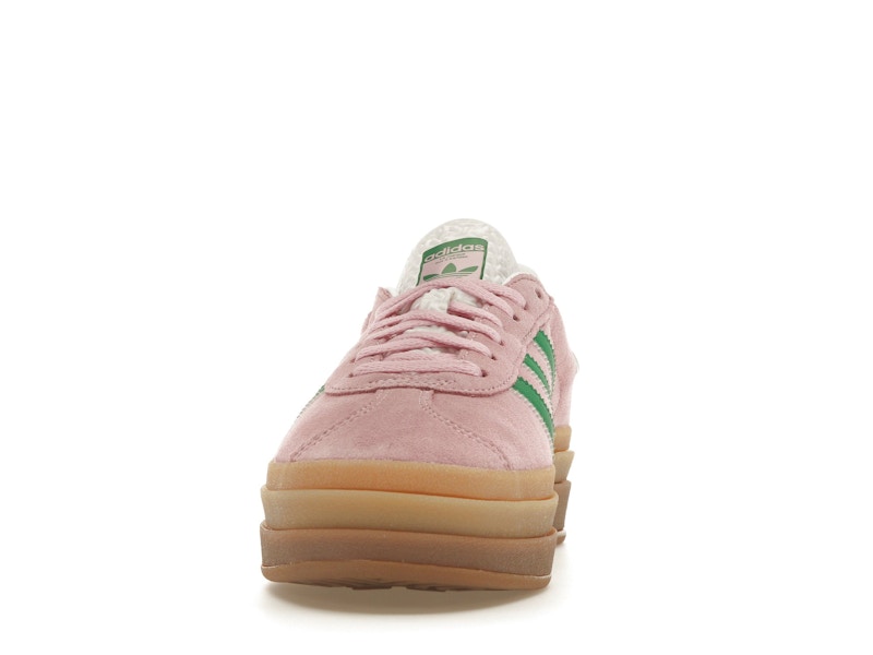 adidas Gazelle Bold True Pink (Women's) - True Pink/Green/Cloud White - IE0420 - 10