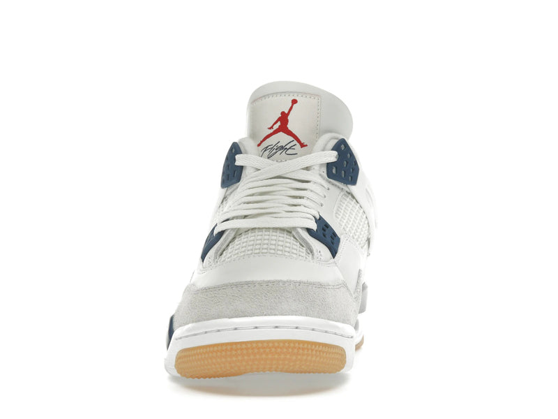 Air Jordan 4 Retro SB Navy - Summit White/White/Navy/Neutral Grey/Gum Yellow/Varsity Red - DR5415-100 - 10