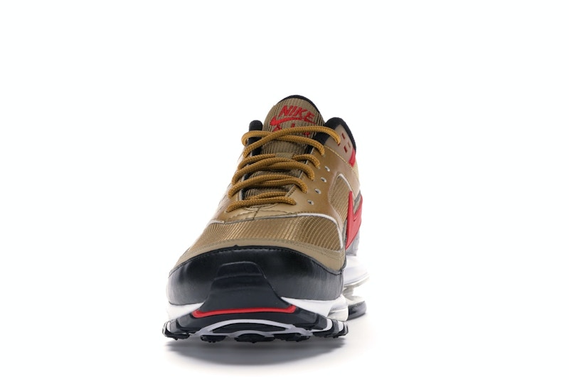 Nike Air Max 97 BW Metallic Gold University Red Black - vue 11