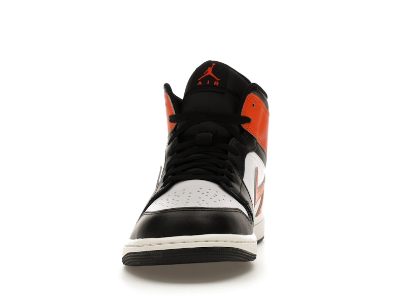 Air Jordan 1 Mid Black Toe Starfish - Starfish/White/Sail/Black - DQ8426-801 - 10