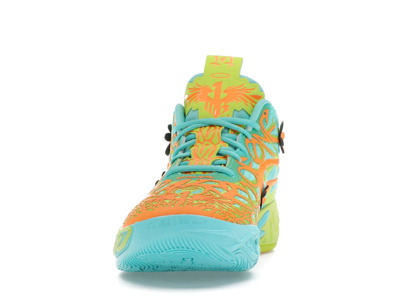 Puma Lamelo Ball Mb04 Scooby Doo - Aquatic/Lime Smash/Heat Fire - 310776-01 - 10