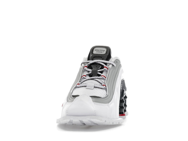 Nike Shox Mr4 Mule Martine Rose Metallic Platinum Varsity Red - White/Varsity Red/Metallic Platinum/Dark Charcoal - IM5420-100 - 10