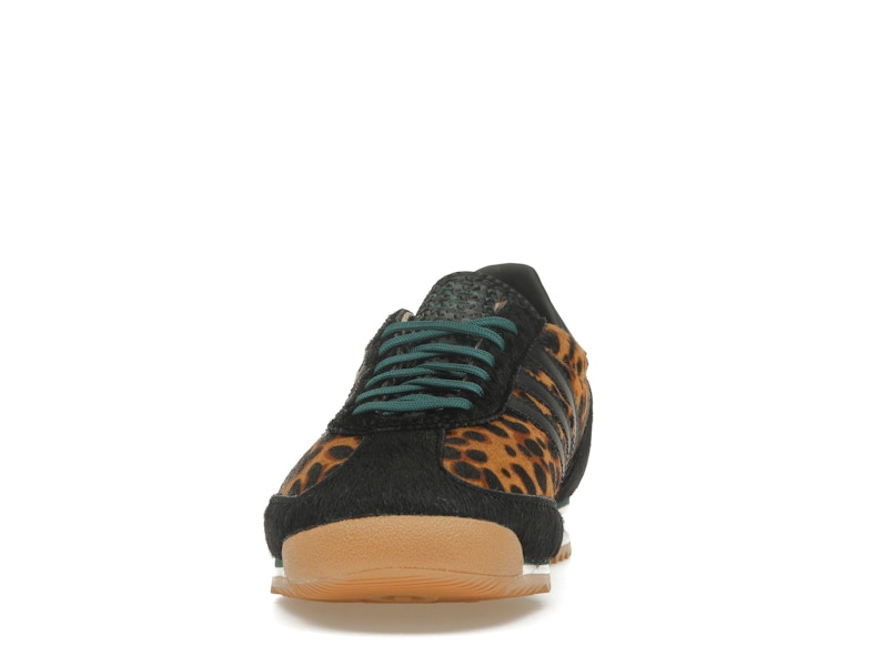 adidas SL 72 OG Leopard Print Collegiate Green (Women's) - Core Black/Off White/Collegiate Green - JI0187 - 10