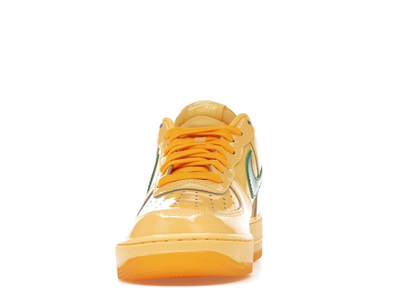Nike Air Force 1 Low Patent Leather Topaz Gold Pine Green - Ansicht 11