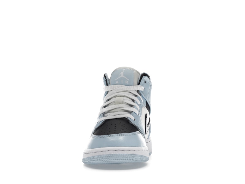 Air Jordan 1 Mid Ice Blue (GS) - Ice Blue/Black-Sail-White - 555112-401 - 10