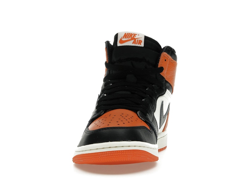 Air Jordan 1 Retro High OG Shattered Backboard (2025) - Black/Black-Sail-Starfish - DZ5485-008 - 10