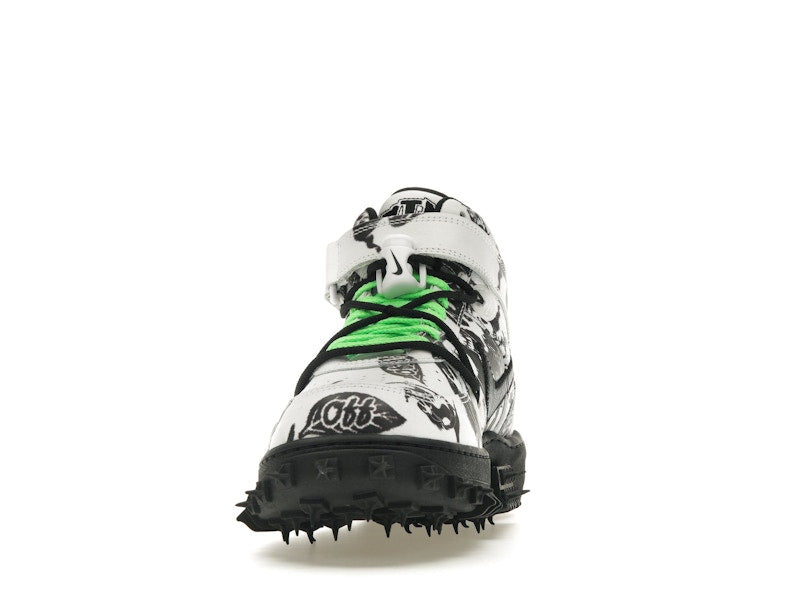 Nike Air Force 1 Mid SP Off White Grim Reaper - White/Black-White-Green - DR0500-102 - 10