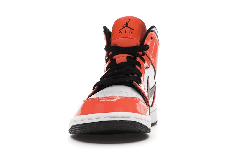 Air Jordan 1 Mid SE Turf Orange - Turf Orange/Black/White - DD6834-802 - 10