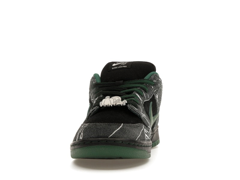 Nike SB Dunk Low There Skateboards - Black/Gorge Green-Summit White - HF7743-001 - 10