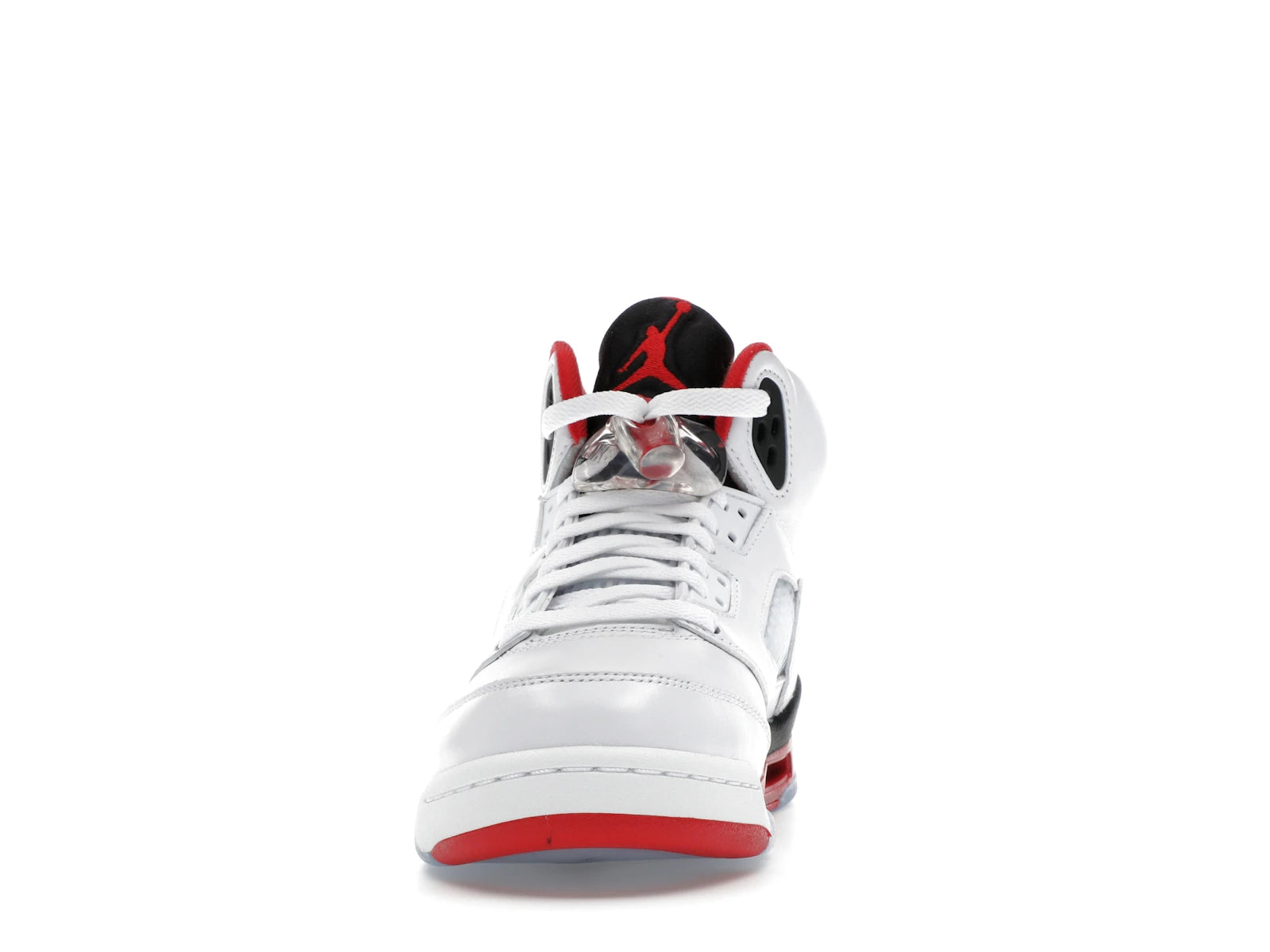 Air Jordan 5 Retro Fire Red Black Tongue (2025) (GS) - White/Fire Red/Black - HQ7980-101 - 10