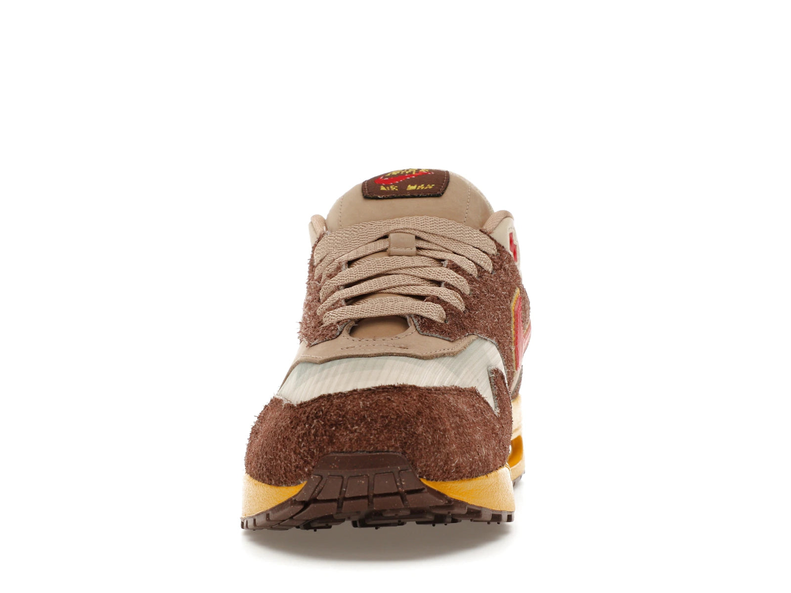 Nike Air Max 1 Swoosh Low Poly Big Head Origins - Light Chocolate/Hemp/Sand Drift/University Red - HV5776-200 - 10