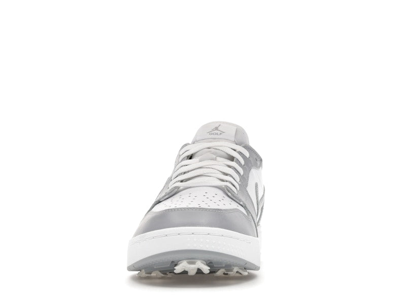Jordan 1 Low Golf Spiked Wolf Grey White - vue 11