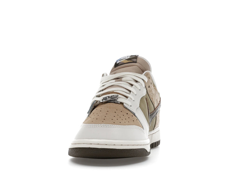 Nike Dunk Low Pegasus Pack Linen Phantom - Linen/Phantom/Neutral Olive/Dark Hazel - IQ1118-220 - 10