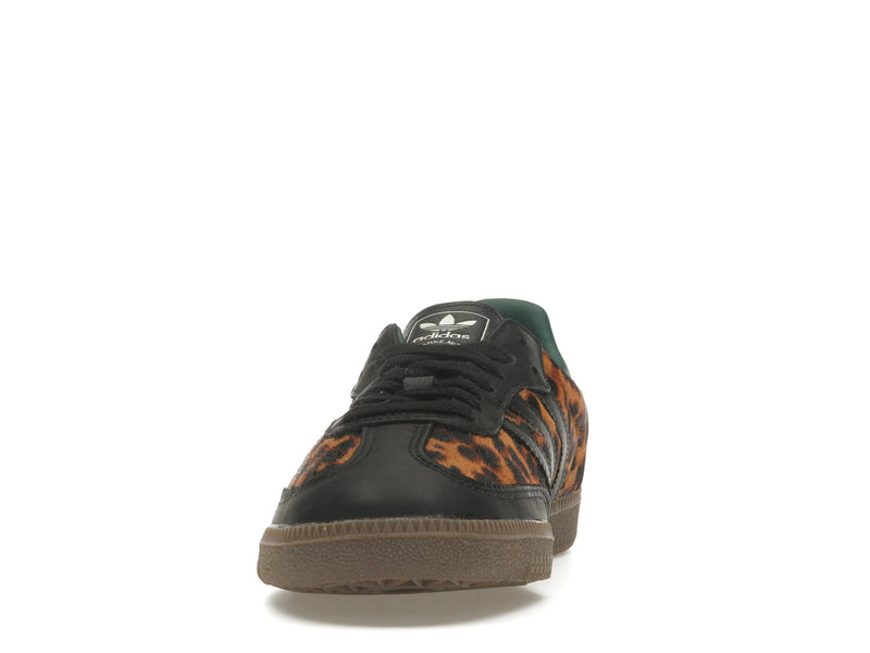 Adidas Samba OG Black Green Leopard - Core Black/Collegiate Green/Cream White - JI2735 - 10
