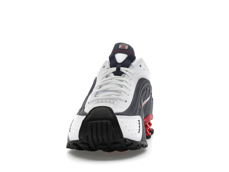 Nike Shox R4 Usa (2025) - Midnight Navy/White/Metallic Silver/Gym Red - HQ1988-400 - 10