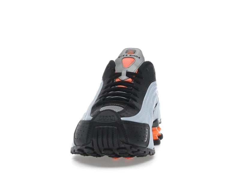 Nike Shox R4 Blue Tint Total Orange Black Metallic Silver (Women's) - view 10