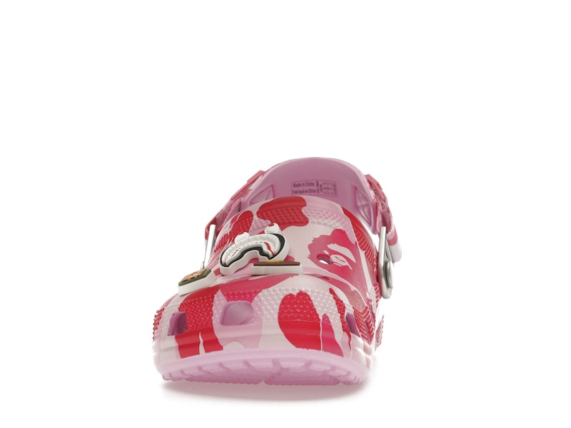 Crocs Classic Clog A Bathing Ape Bape Abc Camo Pink - vue 10