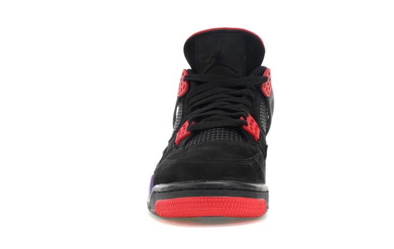Air Jordan 4 Retro Raptors - Black/Court Purple-University Red - AQ3816-065 - 10