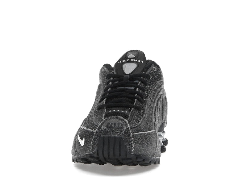 Nike Shox R4 Black Distressed Leather - vue 10