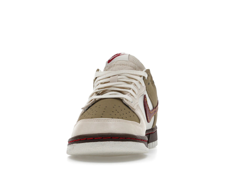 Nike Dunk Low Retro Khaki Team Red Pearl White - Khaki/Team Red/Baroque Brown/Pearl White - IM6687-262 - 10