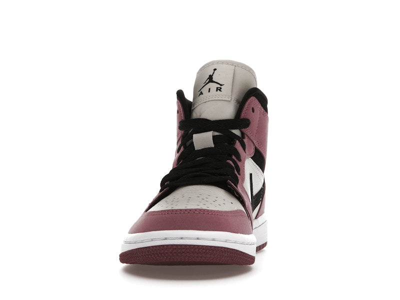 Air Jordan 1 Mid Berry Pink (W) - Light Mulberry/Light Bone/White/Black - DC7267-500 - 10