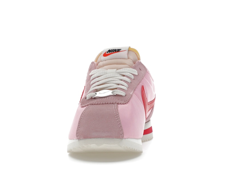 Nike Cortez TXT Medium Soft Pink Sail (Women's) - Medium Soft Pink/Sail/Team Orange/Fire Red - HF9994-600 - 10