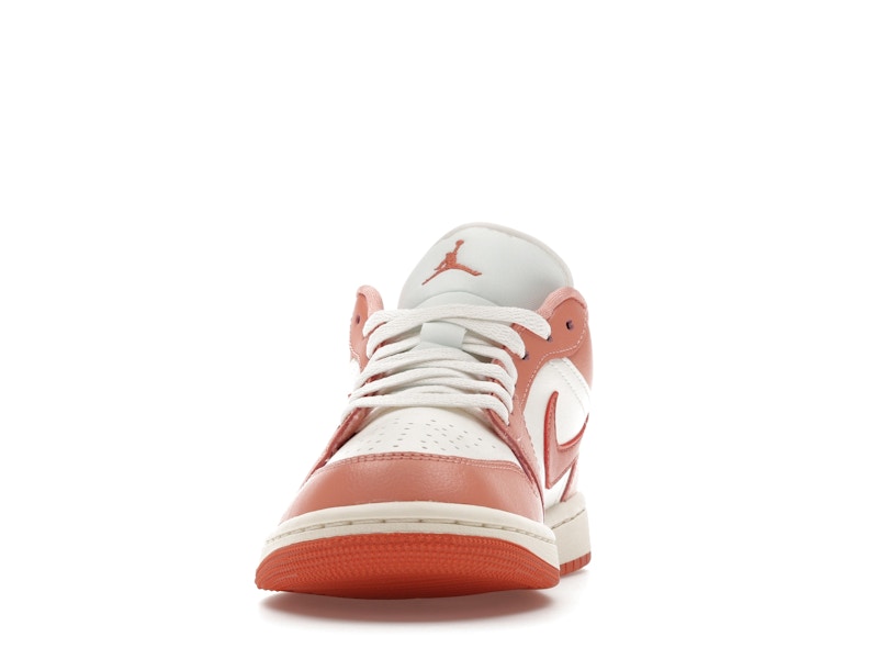 Air Jordan 1 Low Madder Root (Women's) - Sail/Light Madder Root/Pale Ivory/Madder Root - DC0774-180 - 10