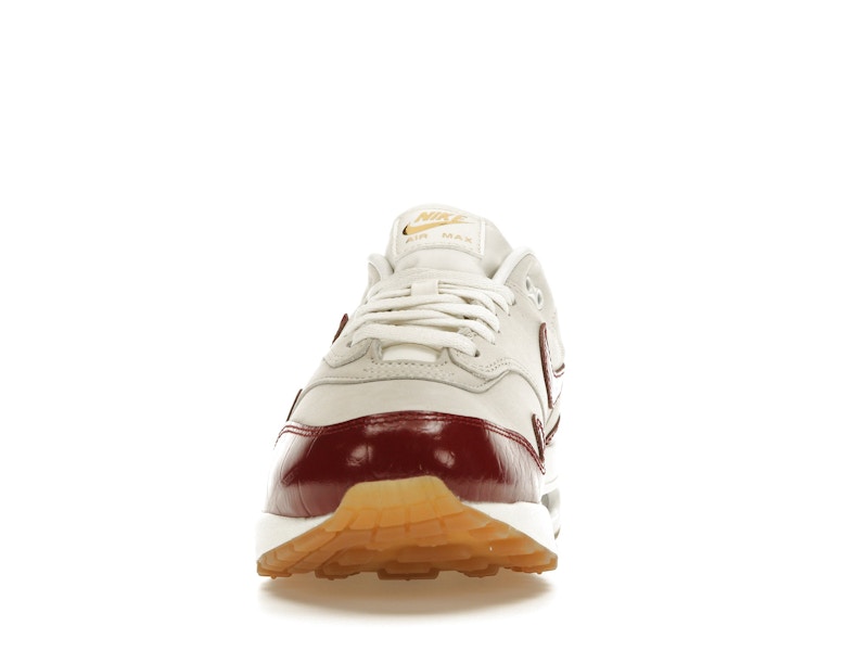 Nike Air Max 1 LX Team Red (Women's) - Sail/Sail/Gum Light Brown/Team Red - FJ3169-100 - 10