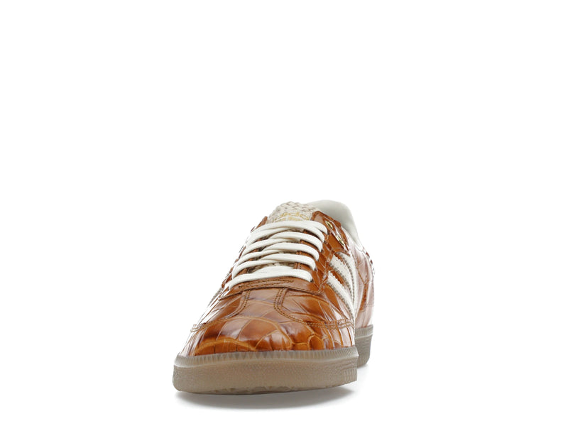 Adidas Samba Wales Bonner Brown Croc - Supplier Color/Wonder White/Night Brown - JH9826 - 10