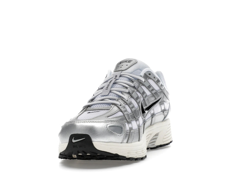 Nike P 6000 White Metallic Silver Flat Silver Black - White/Metallic Silver/Flat Silver/Black - CD6404-105 - 11