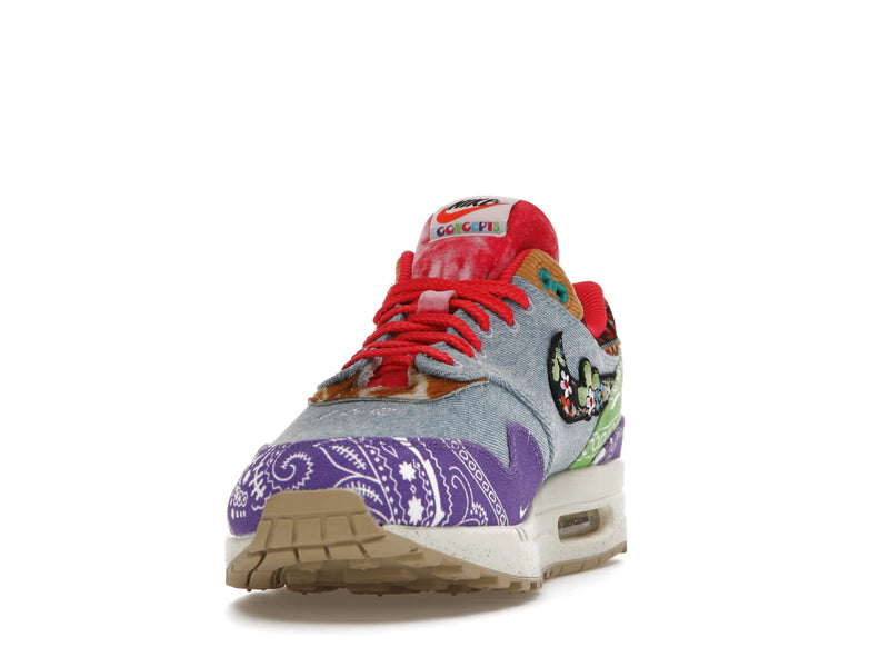 Nike Air Max 1 SP Concepts Denim Paisley - Wild Violet/Multi-Color-Sail - (Special Box) DN1803-500 - 11