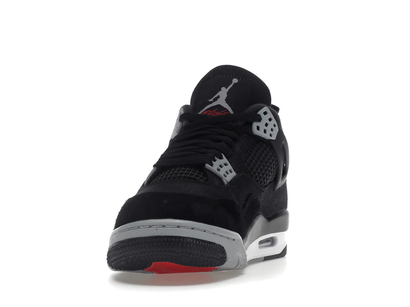 Air Jordan 4 Retro SE Black Canvas - Black/Light Steel Grey/White/Fire Red - DH7138-006 - 11