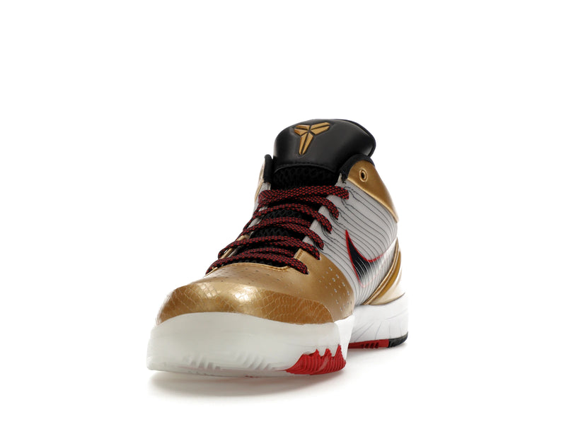 Nike Kobe 4 Protro Gold Medal (2024) - White/Dark Obsidian/Varsity Red/Metallic Gold - FQ3544-100 - 11