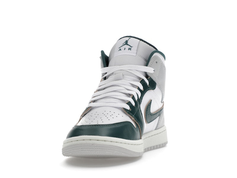 Air Jordan 1 Mid SE Oxidized Green - White/Sail/Neutral Grey/Oxidized Green - FQ7720-103 - 11