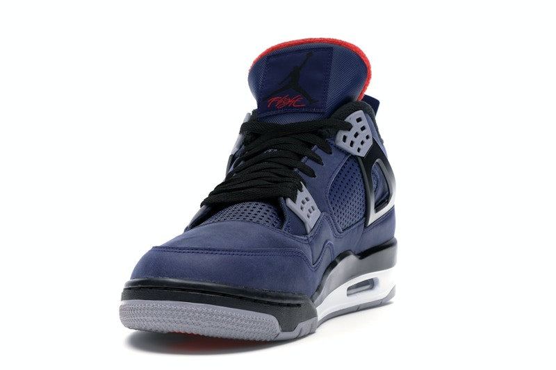 Air Jordan 4 Retro Winter - Loyal Blue/White-Habanero Red-Black - CQ9597-401 - 11
