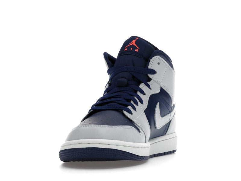 Air Jordan 1 Mid Blue Void - Blue Void/Summit White/Hot Lava/Pure Platinum - DQ8426-403 - 11