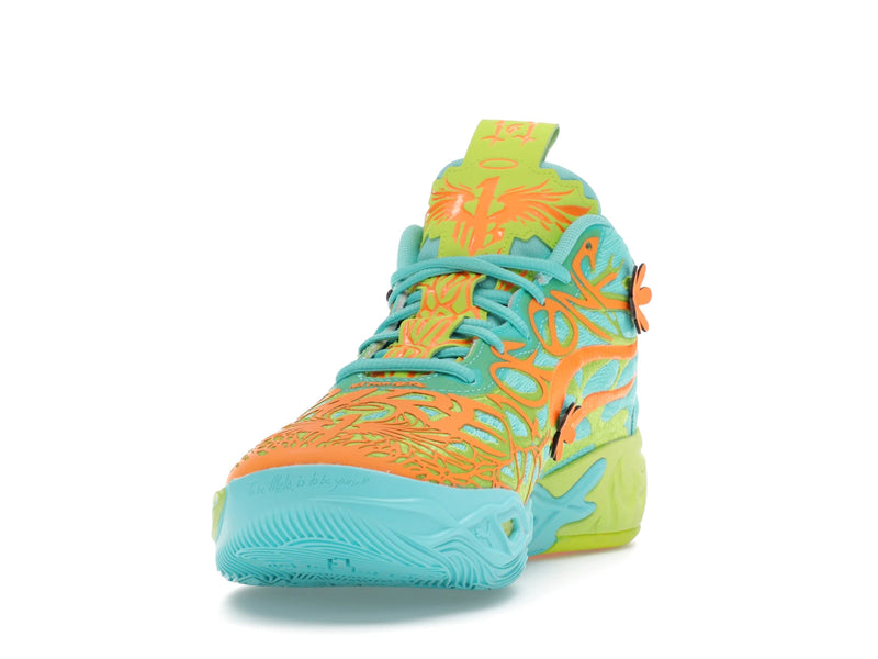 Puma Lamelo Ball Mb04 Scooby Doo - Aquatic/Lime Smash/Heat Fire - 310776-01 - 11