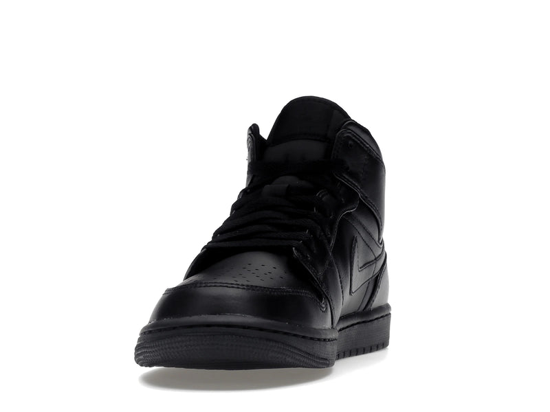 Air Jordan 1 Mid Triple Black (2022) - Black/Black/Black - 554724-093 - 11
