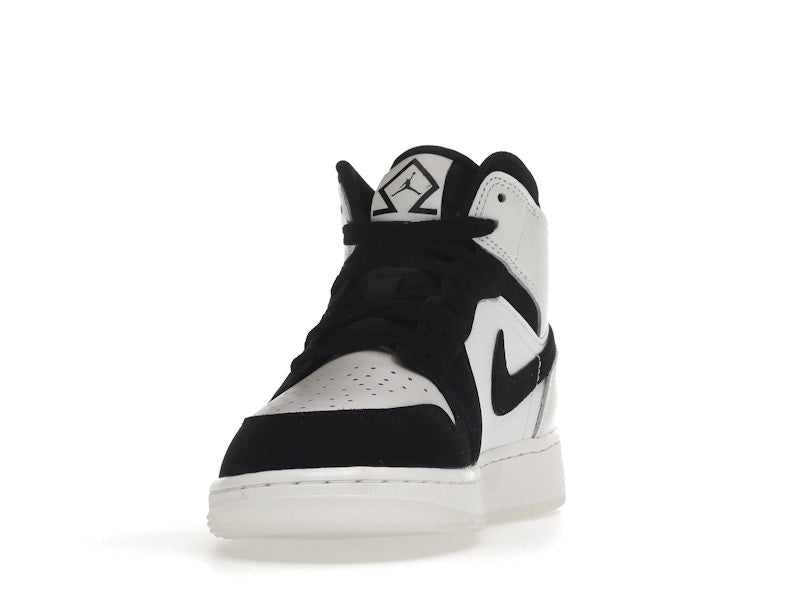 Air Jordan 1 Mid Diamond Shorts (GS) - White/Multi-Color/Black - DN4321-100 - 11