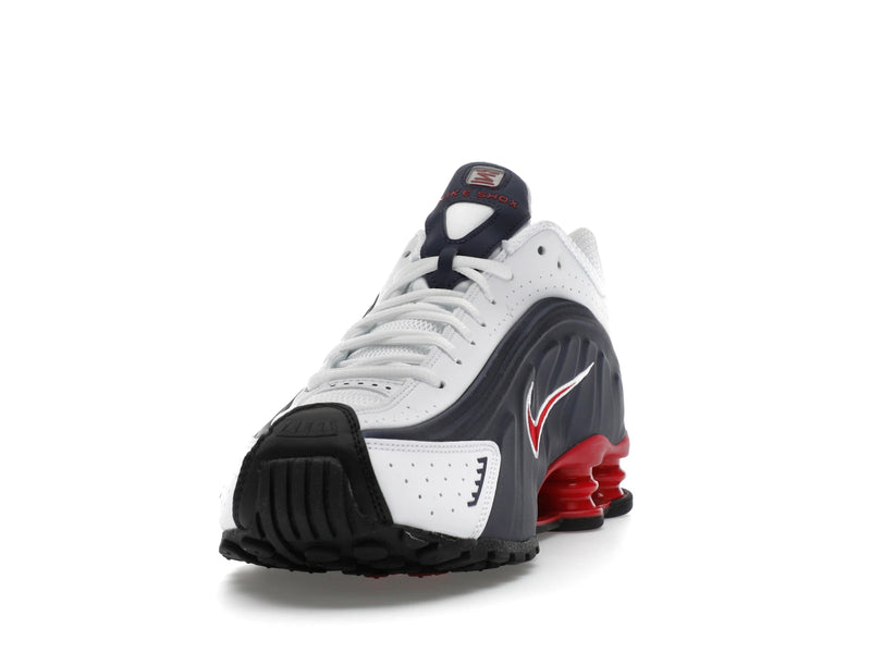 Nike Shox R4 Usa (2025) - Midnight Navy/White/Metallic Silver/Gym Red - HQ1988-400 - 11