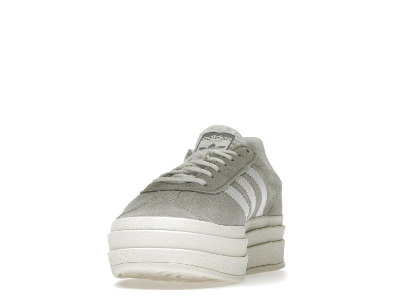 adidas Gazelle Bold Grey White (Women's) - Grey Two/Footwear White/Core White - HQ6893 - 11