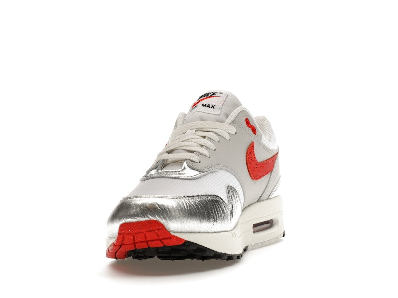 Nike Air Max 1 PRM SE Hot Sauce - White/Chile Red-Metallic Silver-Neutral Grey-Sail-Fir - HF7746-100 - 11