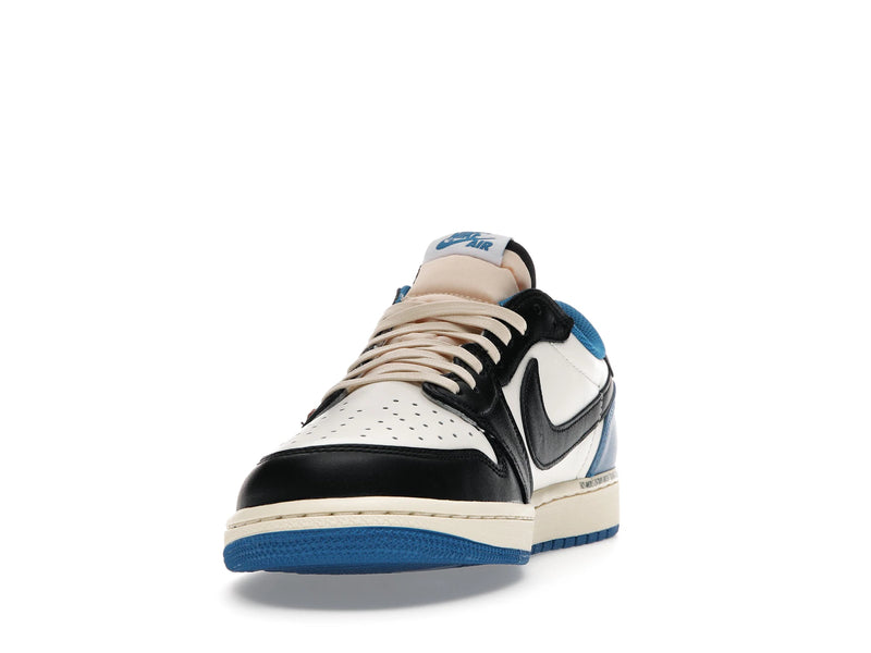 Air Jordan 1 Low Fragment Design X Travis Scott - White/Black-Royal-Sail - DM7866-140 - 11
