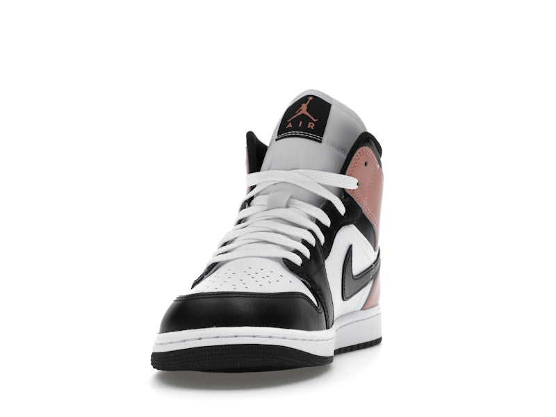 Air Jordan 1 Mid White Rust Pink Black - White/Rust Pink/Black - DQ8426-100 - 11