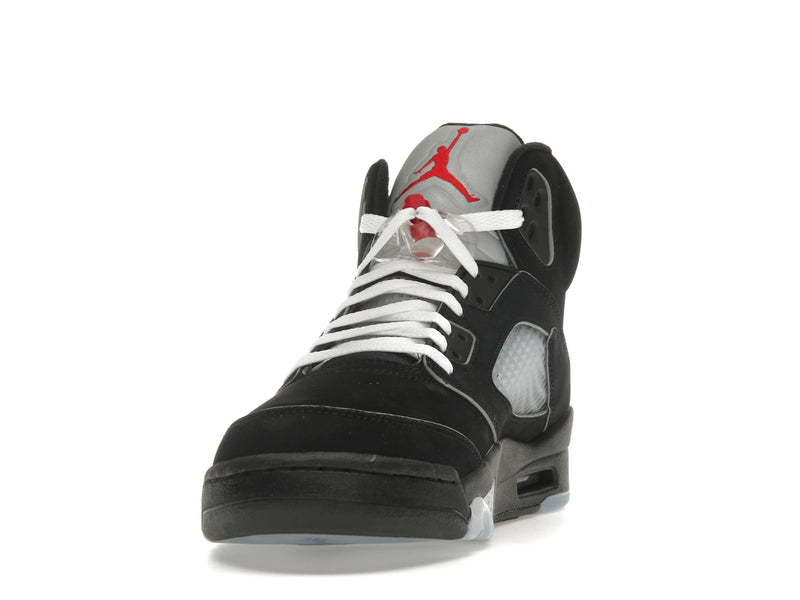 Air Jordan 5 Retro OG Black Metallic Reimagined - Black/White-Metallic Silver-Fire Red - HF3975-001 - 11