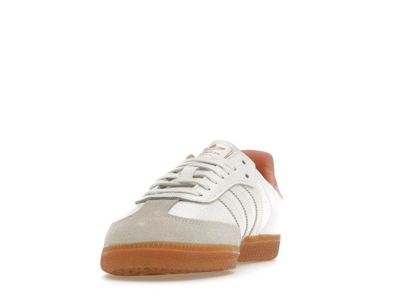 adidas Samba OG White Wonder Clay Gum (Women's) - Cloud White/Wonder Clay/Crystal White - IG5932 - 11