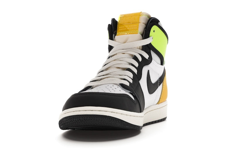 Air Jordan 1 Retro High White Black Volt University Gold - White/Black-Volt-University Gold - 555088-118 - 11