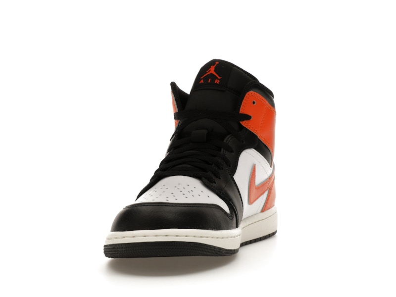 Air Jordan 1 Mid Black Toe Starfish - Starfish/White/Sail/Black - DQ8426-801 - 11