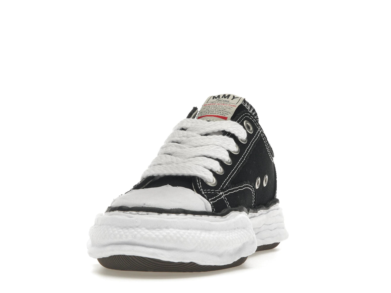 Maison Mihara Yasuhiro Peterson 23 OG Sole Canvas Low Black White - Black/White - A11FW702-BLK - 11